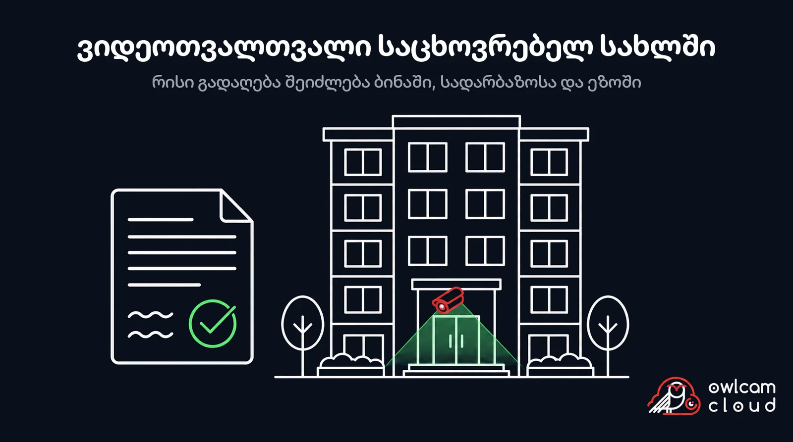 ვიდეოთვალთვალი საცხოვრებელ სახლში: რისი გადაღება შეიძლება ბინაში, სადარბაზოსა და ეზოში